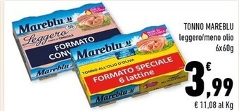 Conad Margherita Mareblu tonno offerta