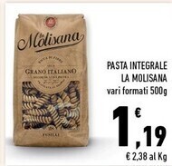 Conad Margherita La molisana pasta integrale offerta