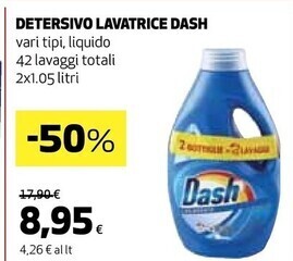 Coop Dash detersivo lavatrice offerta