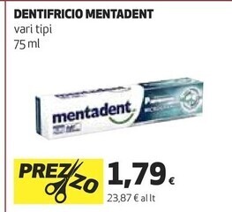 Mentadent dentifricio