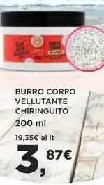 Coop Chiringuito - burro corpo vellutante offerta