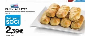 Ipercoop Panini al latte offerta