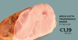 Moser speck cotto tradizionale