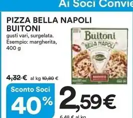 Ipercoop Buitoni pizza bella napoli offerta