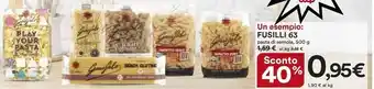 Ipercoop Garofalo fusilli 63 offerta