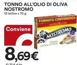 Ipercoop Nostromo tonno all'olio di oliva offerta