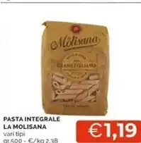 La molisana pasta integrale