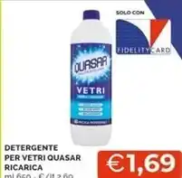 Mercatò Quasar detergente per vetri ricarica offerta