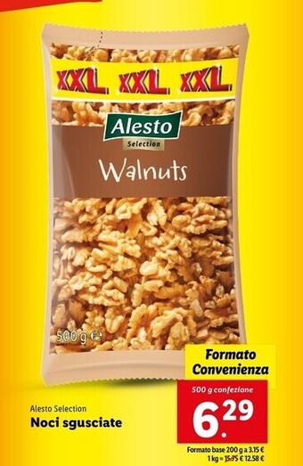 Lidl Alesto selection noci sgusciate offerta
