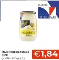 Mercatò Biffi maionese classica offerta