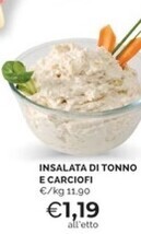 Mercatò Insalata di tonno e carciofi offerta