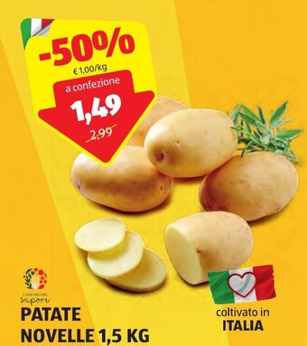ALDI PATATE NOVELLE 1,5 KG offerta