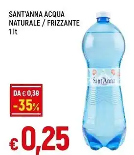 Famila Sant'anna acqua naturale / frizzante offerta