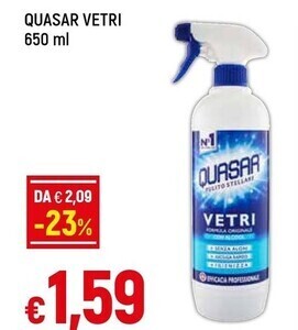 Famila Quasar vetri offerta