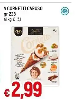 Famila Algida cornetti caruso offerta