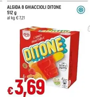 Famila Algida 8 ghiaccioli ditone offerta