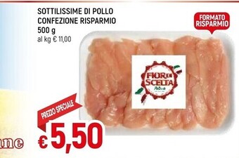 Famila Fior di scelta sottilissime di pollo confezione risparmio offerta