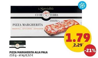 PIZZA MARGHERITA ALLA PALA 210 g