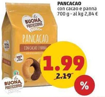 PENNY PANCACAO con cacao e panna 700 g offerta