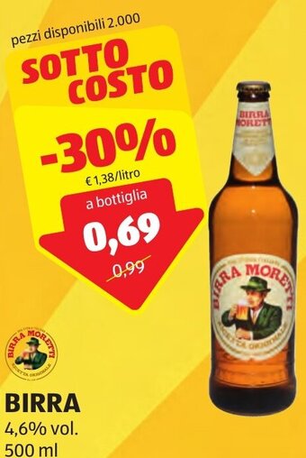 ALDI BIRRA 4,6% vol. 500 ml offerta