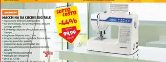 ALDI MEDION MACCHINA DA CUCIRE DIGITALE offerta