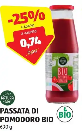 NATUR PASSATA DI POMODORO BIO 690 g