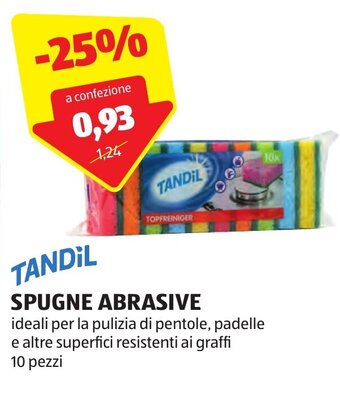 ALDI TANDIL SPUGNE ABRASIVE offerta