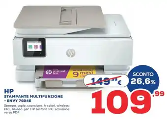 Euronics HP STAMPANTE MULTIFUNZIONE - ENVY 7924E offerta