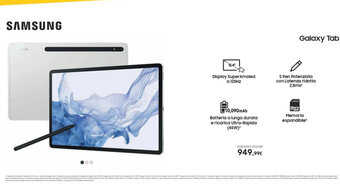 Euronics SAMSUNG Galaxy Tab S8+ offerta