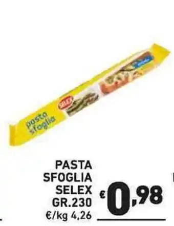 Ok Market PASTA SFOGLIA SELEX GR.230 offerta