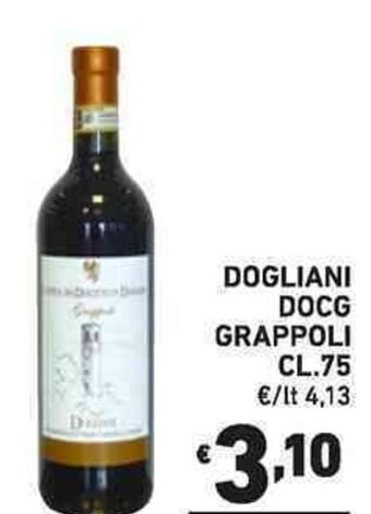 Ok Market DOGLIANI DOCG GRAPPOLI CL. 75 offerta