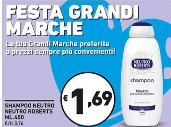 SHAMPOO NEUTRO NEUTRO ROBERTS ML.450