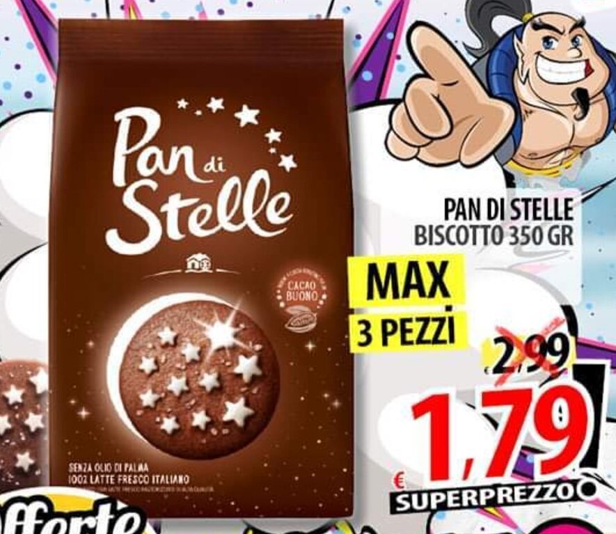 PAN DI STELLE BISCOTTO 350 GR offerta di Il Genio Supermercato