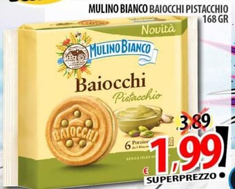 MULINO BIANCO BAIOCCHI PISTACCHIO 168 GR