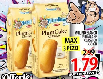 Il Genio Supermercato MULINO BIANCO PLUMCAKE CLASSICO 330 gr offerta