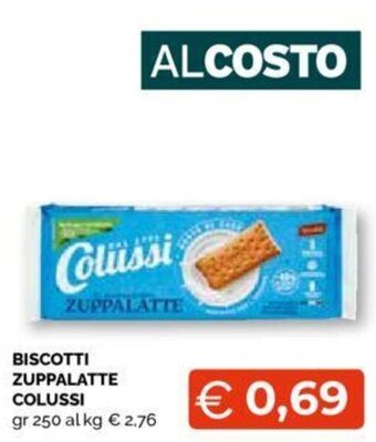 Mercatò BISCOTTI ZUPPALATTE COLUSSI gr 250 offerta
