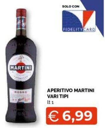 Mercatò APERITIVO MARTINI VARI TIPI lt 1 offerta