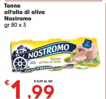 Despar Nostromo Nostromo - Tonno all'Olio di Oliva offerta