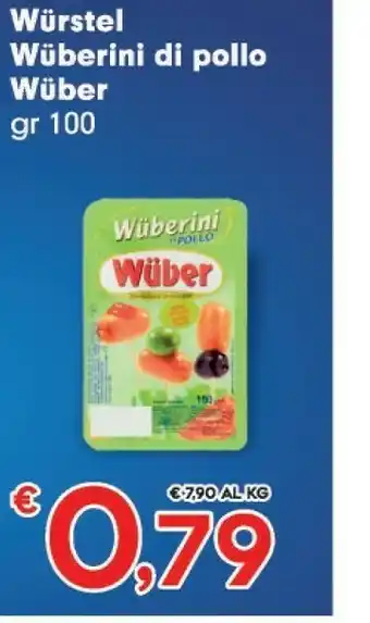 Eurospar Wuber - Wuberini Di Pollo 100 G(ml) offerta