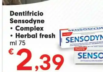 Eurospar Sensodyne Dentifricio offerta