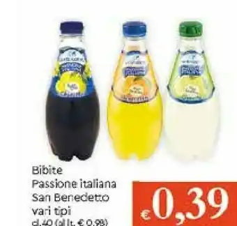 Galassia San Benedetto Bevande analcoliche offerta