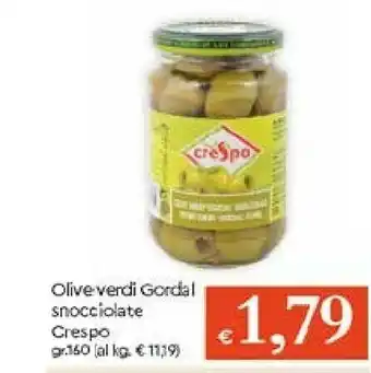 Crespo Olive Verdi Gordal Snocciolate