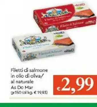 Galassia As Do Mar - Filetti Di Tonno All'Olio Extravergine Di Oliva 150 G(ml) offerta