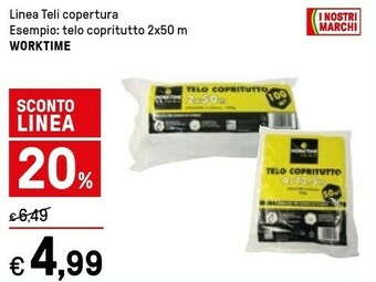 Iper La Grande Worktime Telo Copritutto offerta