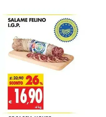Tigros Salame Felino IGP offerta