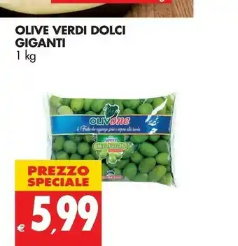 Tigros Olive Verdi Dolci Giganti offerta