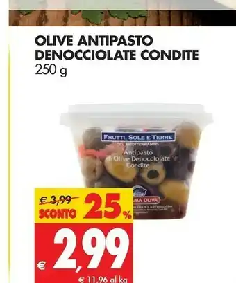 Tigros Olive Antipasto Denocciolate Condite offerta