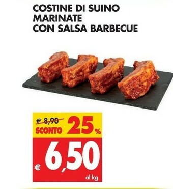Tigros Costine Di Suino Marinate Con Salsa Barbecue offerta