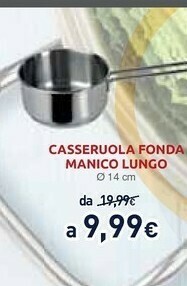 Unieuro Lagostina Casseruola Fonda Manico Lungo offerta