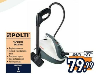 Unieuro Polti Vaporetto SMART30S offerta
